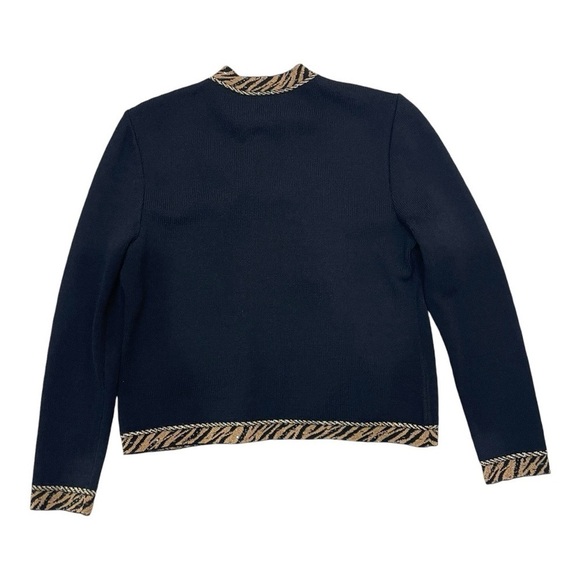 St.John Evening by Marie Gray, Gold and Black Jacket Women’s size 4 - Picture 4 of 13